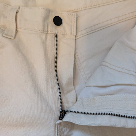 LEVI'S 511 Jeans Mens White / Ivory Slim Straight W36 L30 - Picture 6 of 7